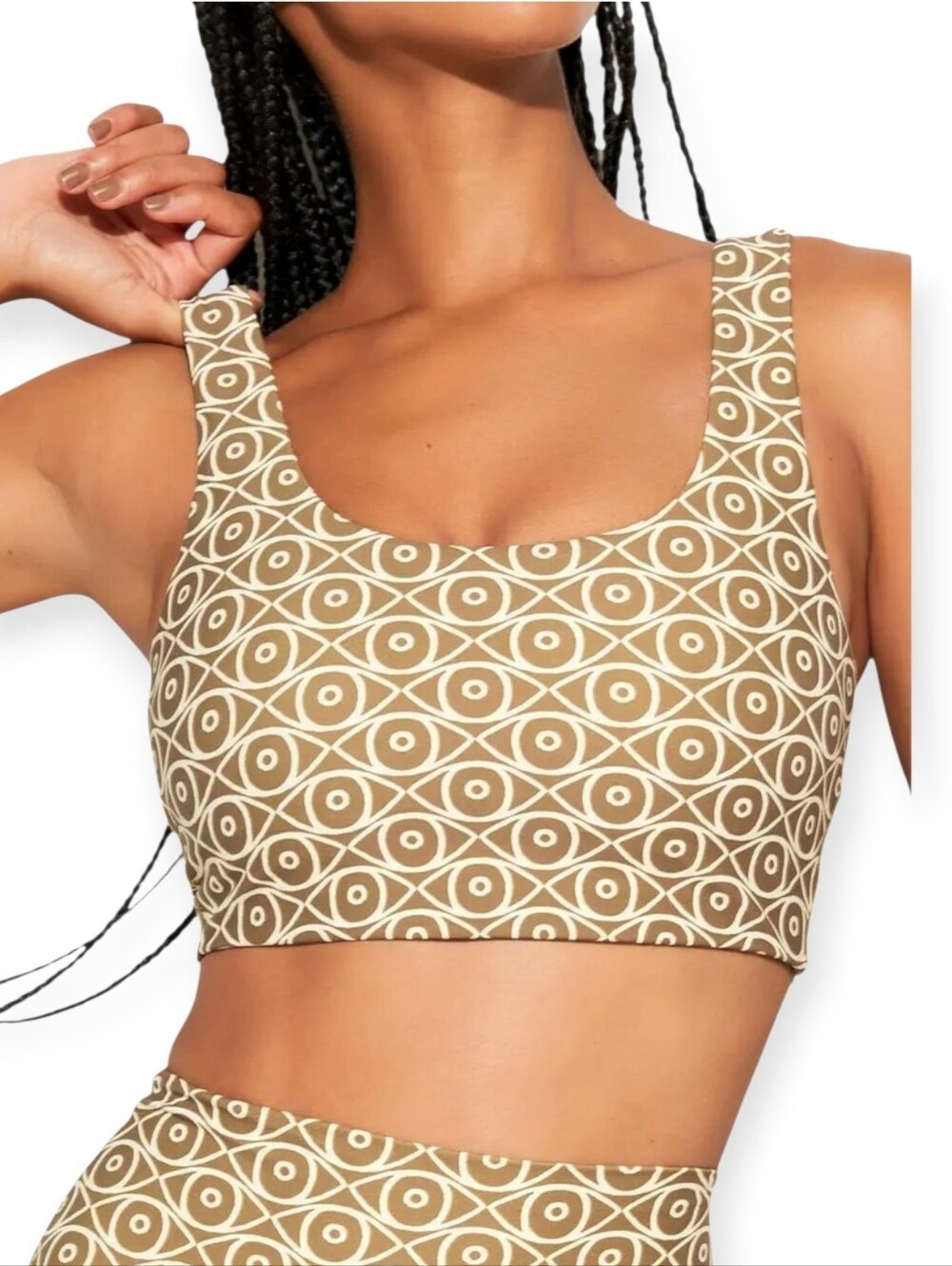 Spiritual Gangers Mystic Eye Delmar Longline Sport Bra XS Tank NWT